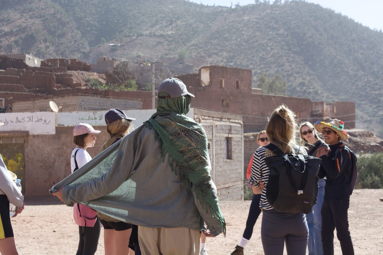 group tour with expert guide on a sunny day in ourika